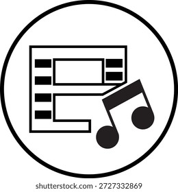 audio video media file vector illustration 