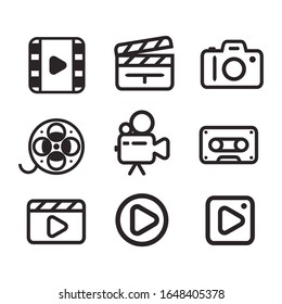 Audio Video Pixel Perfect Well-crafted Vector Icons 