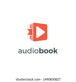 Audio Video Play Book E-book E-learning Learn Education Vector Illustration Logo