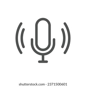 Audio and video related icon outline and linear vector.
