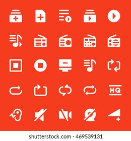 Audio and Video Vector Icons 3