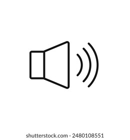 Icono de control de volumen de audio ideal para reproductores de música