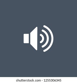 Audio volume simple icon