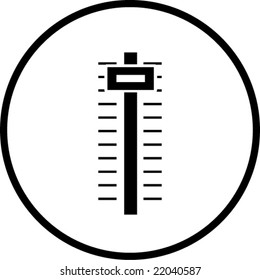 audio volume slider control symbol