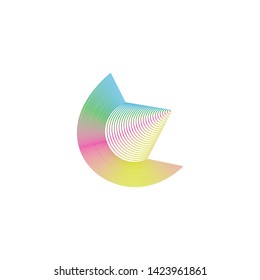 Audio wave logo template design concept creative icon
