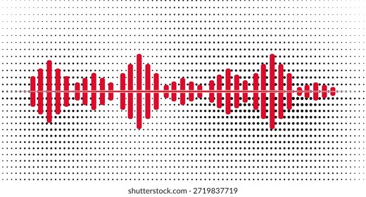 audio wave or sound wave