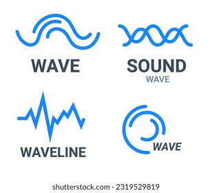 Audio wave sound radio waveform pulse vector icon. Music light audio wave sound concept frequency