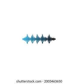 audio wave voice  vector illustration