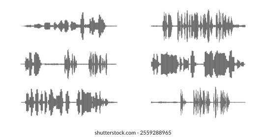 Audio waveform, music wave vector elements