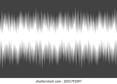 Audio waves abstract graphic design background.