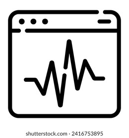 fondo de línea de ondas de audio