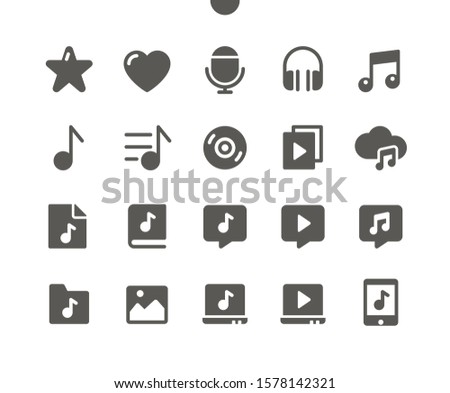 Audio_Video v3 UI Pixel Perfect Well-crafted Vector Solid Icons 48x48 Ready for 24x24 Grid for Web Graphics and Apps. Simple Minimal Pictogram