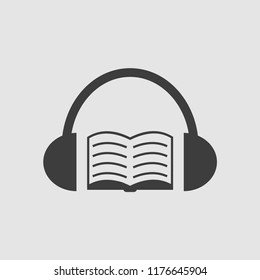 audiobook icon illustration vector