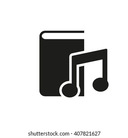 Audiobook icon. vector design. Library symbol. web. graphic. JPG. AI. app. logo. object. flat. image. sign. eps. art. picture - stock vector