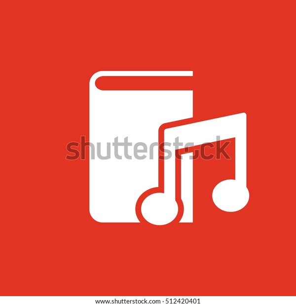 Audiobook Icon Vector Design Library Audiobook Stock Vector