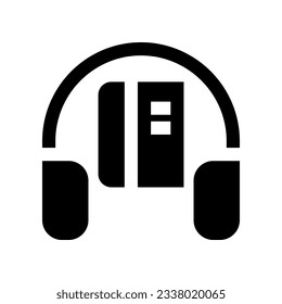 audiobook icon for your website, mobile, presentation, and logo design.