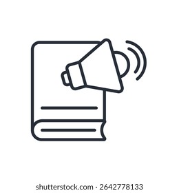 audiobook icons isolated on White Background. Flat style design