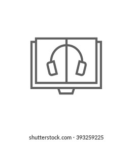 Audiobook-Line-Symbol.