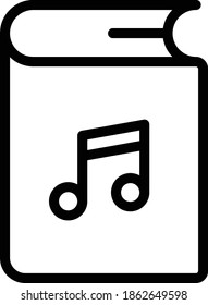 Audiobook, Vektorsymbol. Audio-Buch-Symbol, E-Book-Symbol. Audiobuchzeichen für Unterricht. Moderne, einfache flache Vektorgrafik für Webseiten oder mobile App