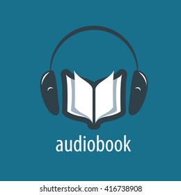 Audiobook. Vector logo template