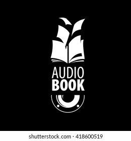 Audiobook. Vector logo template