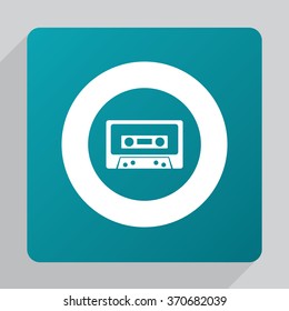 audiocassette Icon Vector
