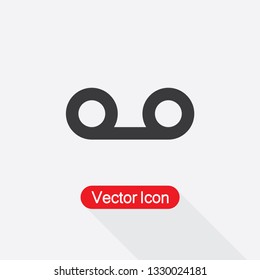 Audiotape Icon Vector Illustration Eps10
