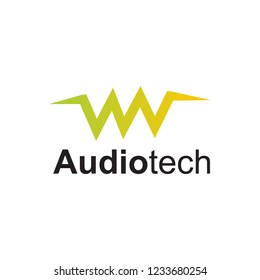 Audiotech Logo Design Stock Vector (Royalty Free) 1233680254 | Shutterstock