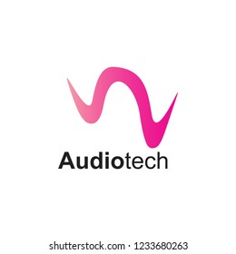 Audiotech logo design