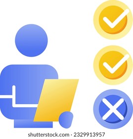 audit checklist icons modern gradient style