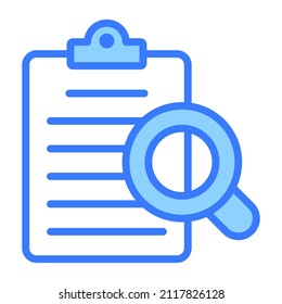 audit file Icon. User interface Vector Illustration, As a Simple Vector Sign and Trendy Symbol in Line Art Style, for Design and Websites, or Mobile Apps,