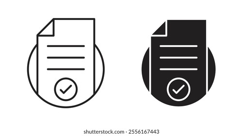 Audit Filled flat icons set for apps and web ui designs.
