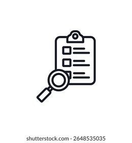 Icono de auditoría colección. Estilo de diseño con fondo