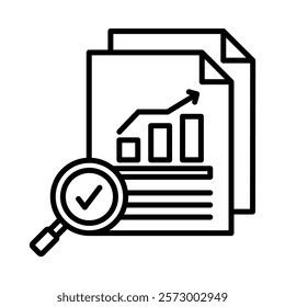 Audit Icon Element For Design