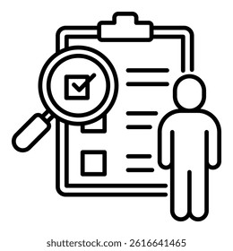 Audit Icon Element for Design