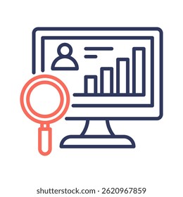 Elemento de icono de auditoría para diseño