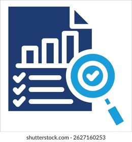 Elemento de icono de auditoría para diseño