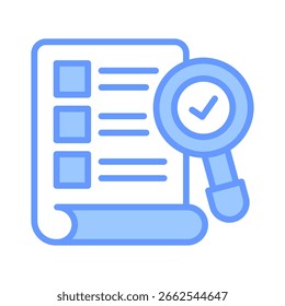 Elemento de icono de auditoría para diseño