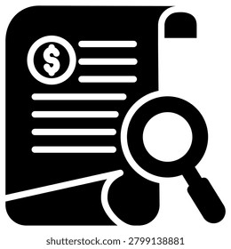 Audit Icon Element For Design