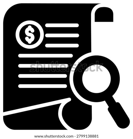 Audit Icon Element For Design