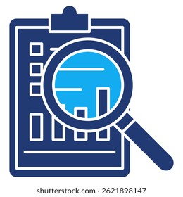 Audit icon represented by Audit symbol Dualtone style.