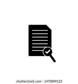 Audit icon sign symbol simple design