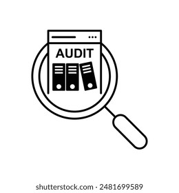 Audit icon. Simple element from audit collection. Filled Audit icon for templates, infographics and more.