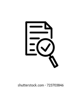 audit icon vector