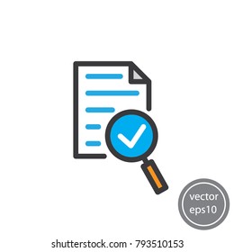 Audit Icon Vector