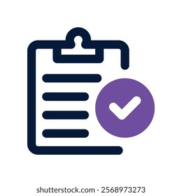 audit icon. vector dual tone icon for your website, mobile, presentation, and logo design.