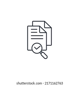 audit icons  symbol vector elements for infographic web