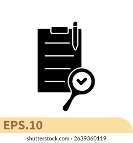 audit icons  symbol vector elements for infographic web