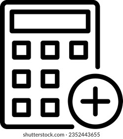 audit line icon illustration vector
