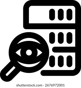 Audit Log, Audit Trail, Record Outline Icon